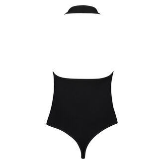 Naadloze halter body, Zwart