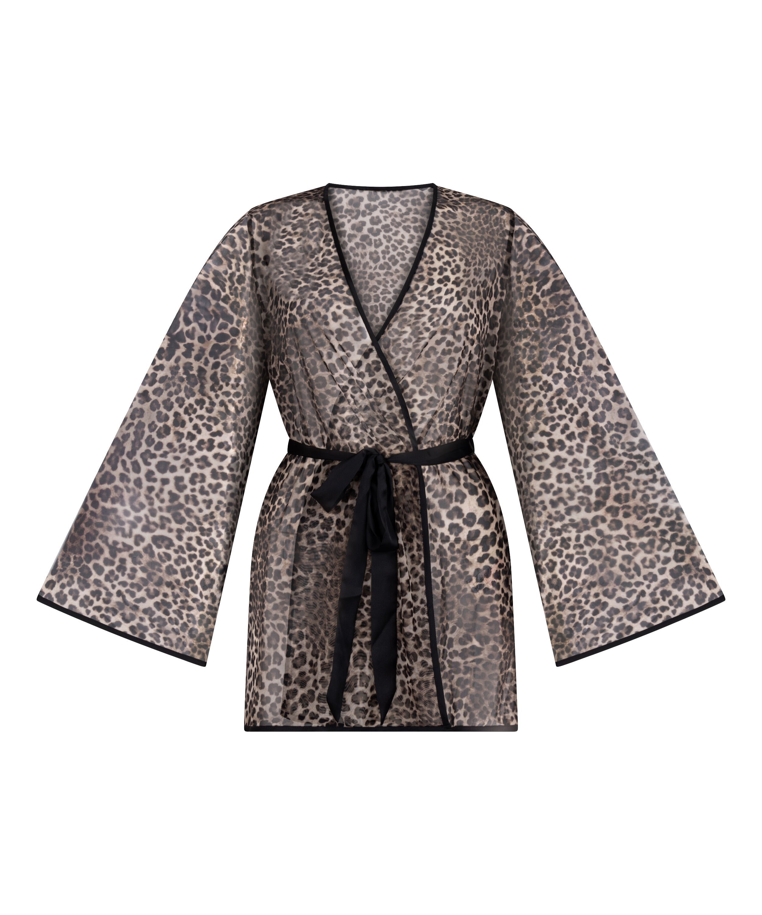 Kimono Leopard, Zwart
