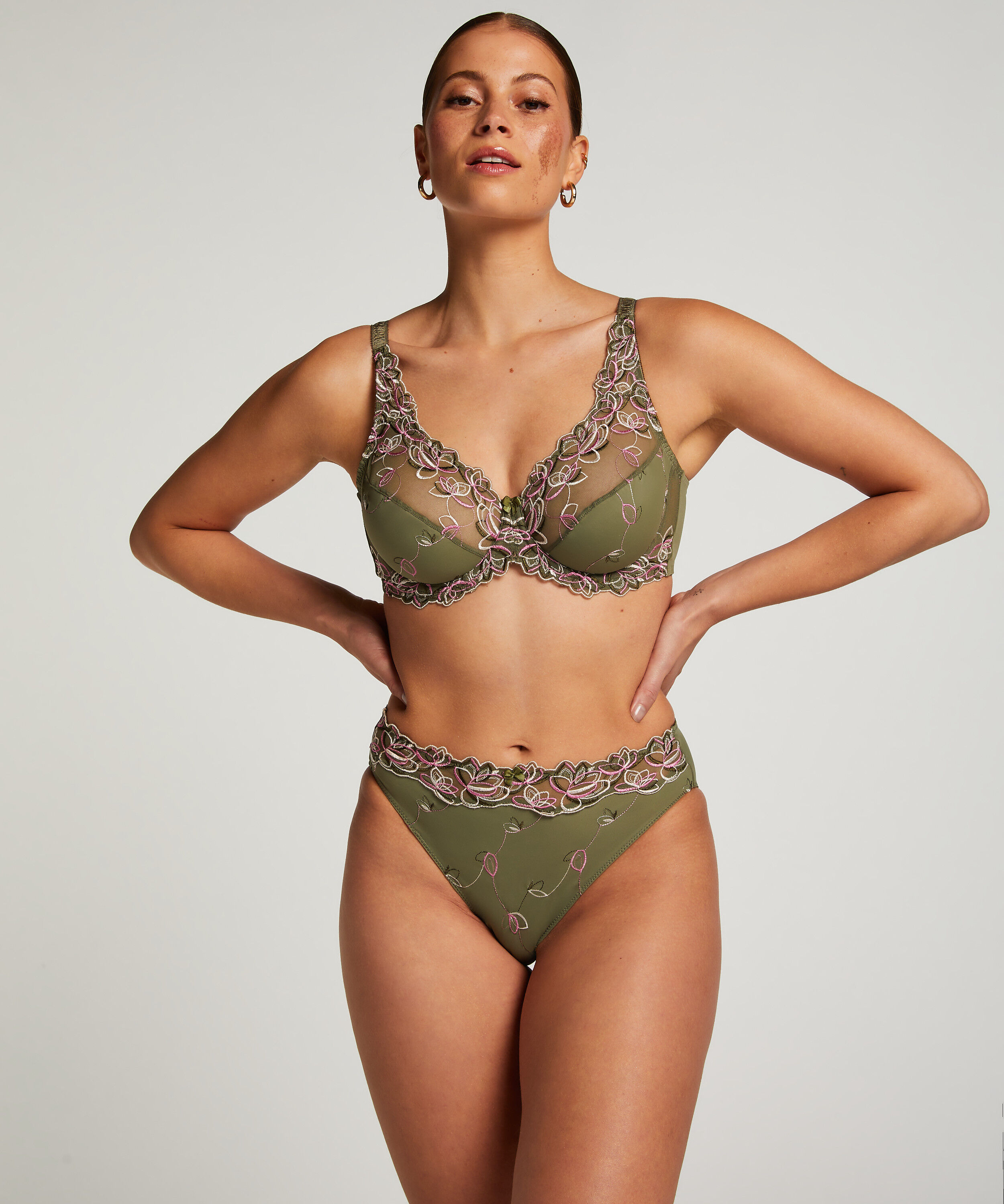 Hoge slip Diva, Groen