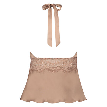 Pyjama cami top zijde Scallop Lace, Roze