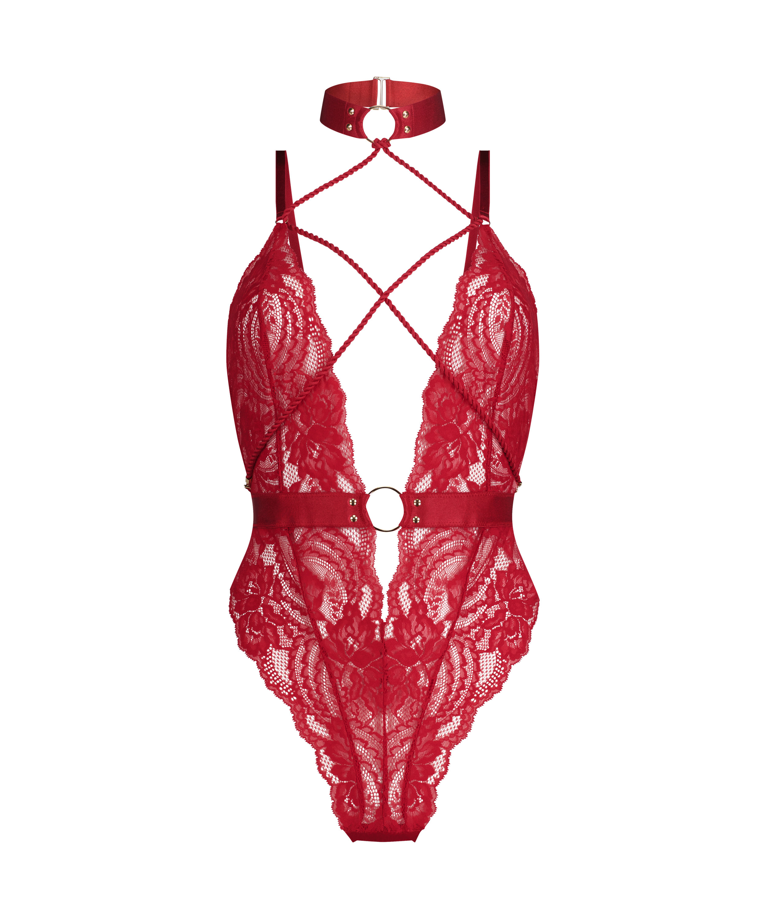 Private body open kruis Brandy, Rood, main