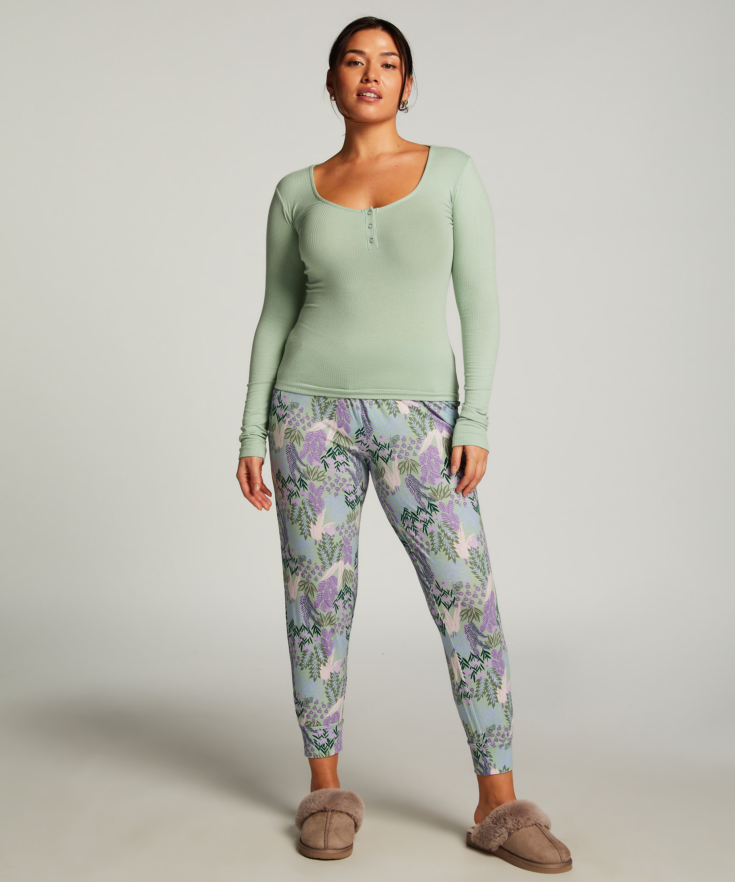 Tall Pyjamabroek, Groen Tall Pyjamabroek, Groen