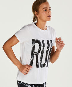 HKMX Sportshirt met korte mouwen, Wit