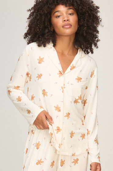Hunkemöller Jas met Lange Mouwen Jersey Essential Wit