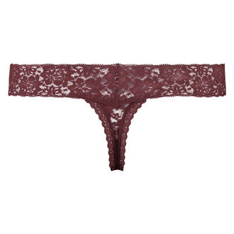 Extra lage v-string, Rood