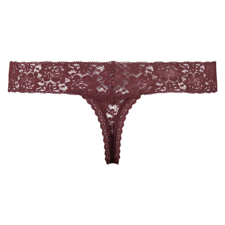 Extra lage v-string, Rood