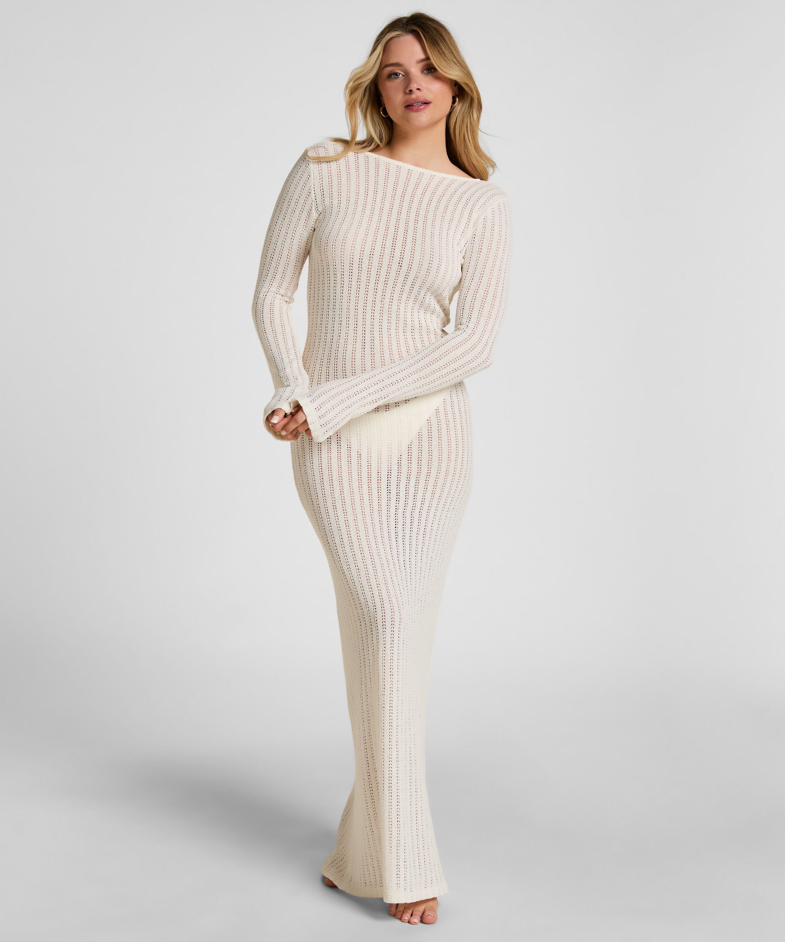 Strand Jurk Coastal Muse, Wit Strand Jurk Coastal Muse, Wit