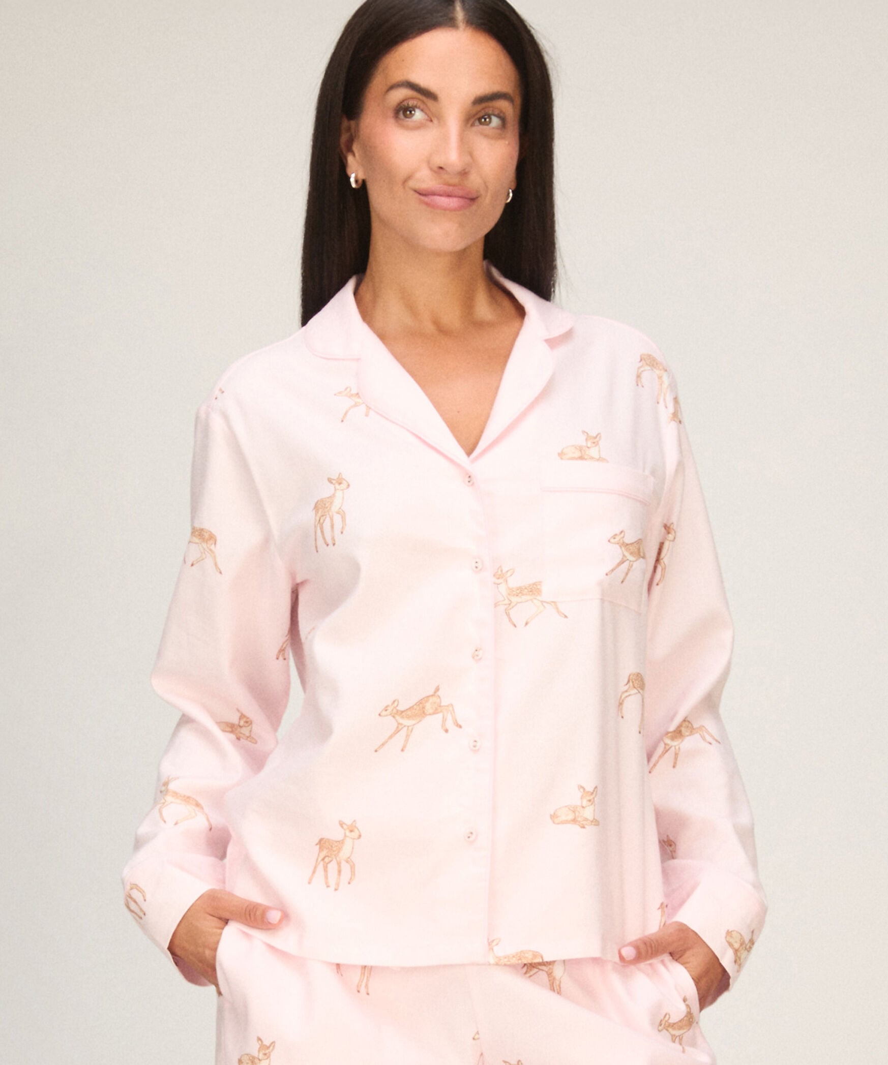 Jacket Longsleeve Woven, Roze