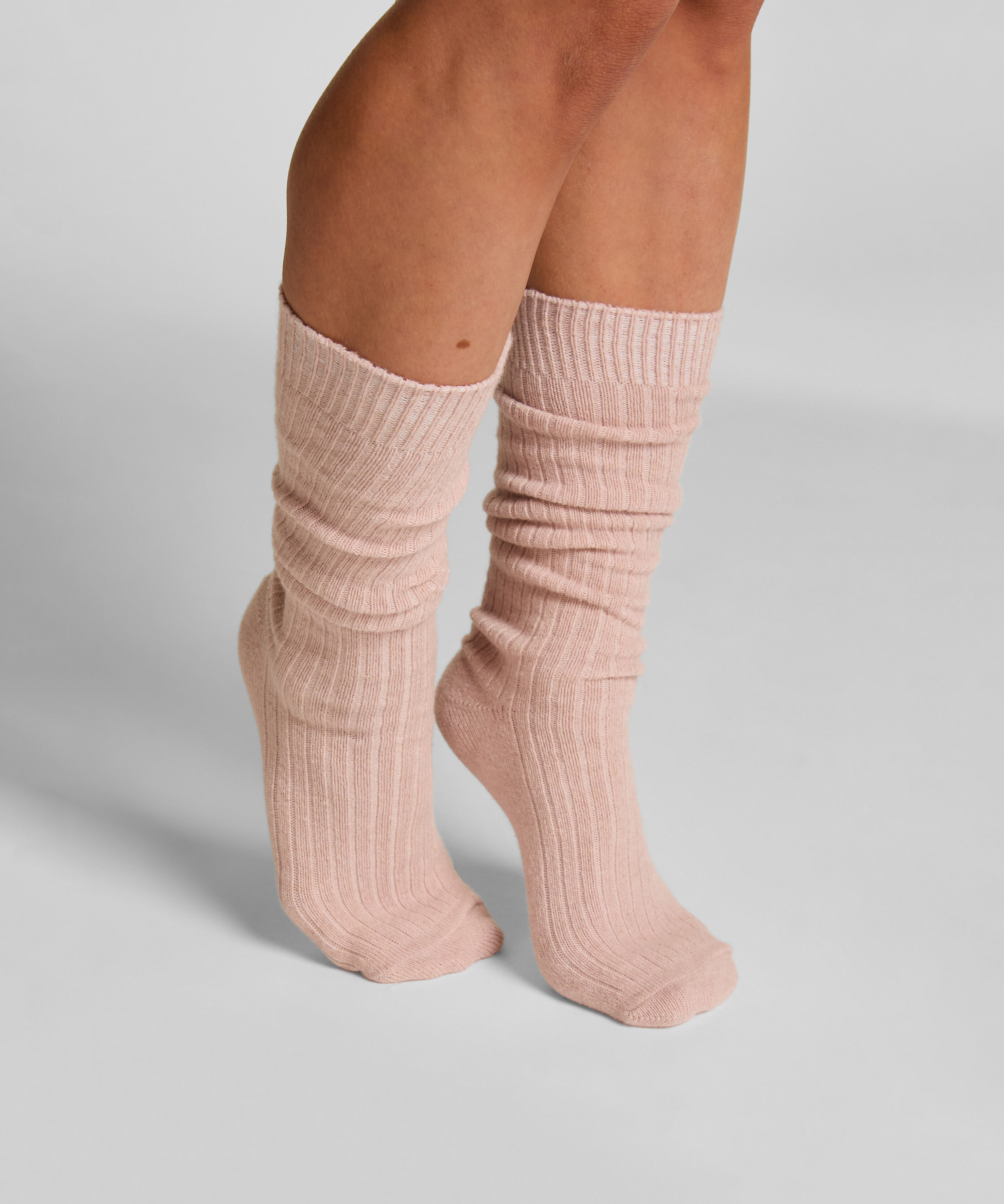 Sokken met Cashmere, Roze