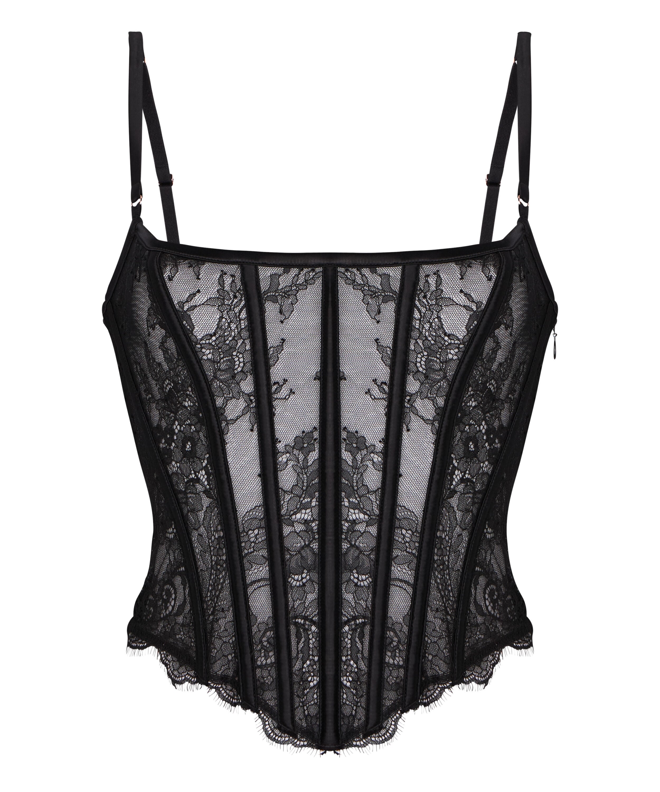 Bustier Sylvia, Zwart