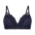 Voorgevormde bh zonder beugel Sophie, Blauw