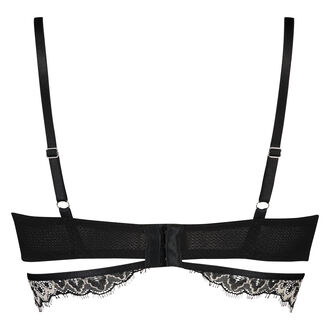 Voorgevormde push-up beugel bh Ilana, Zwart