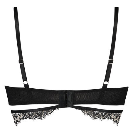 Voorgevormde push-up beugel bh Ilana, Zwart