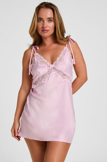Hunkem&ouml;ller Slipdress Camelia Roze
