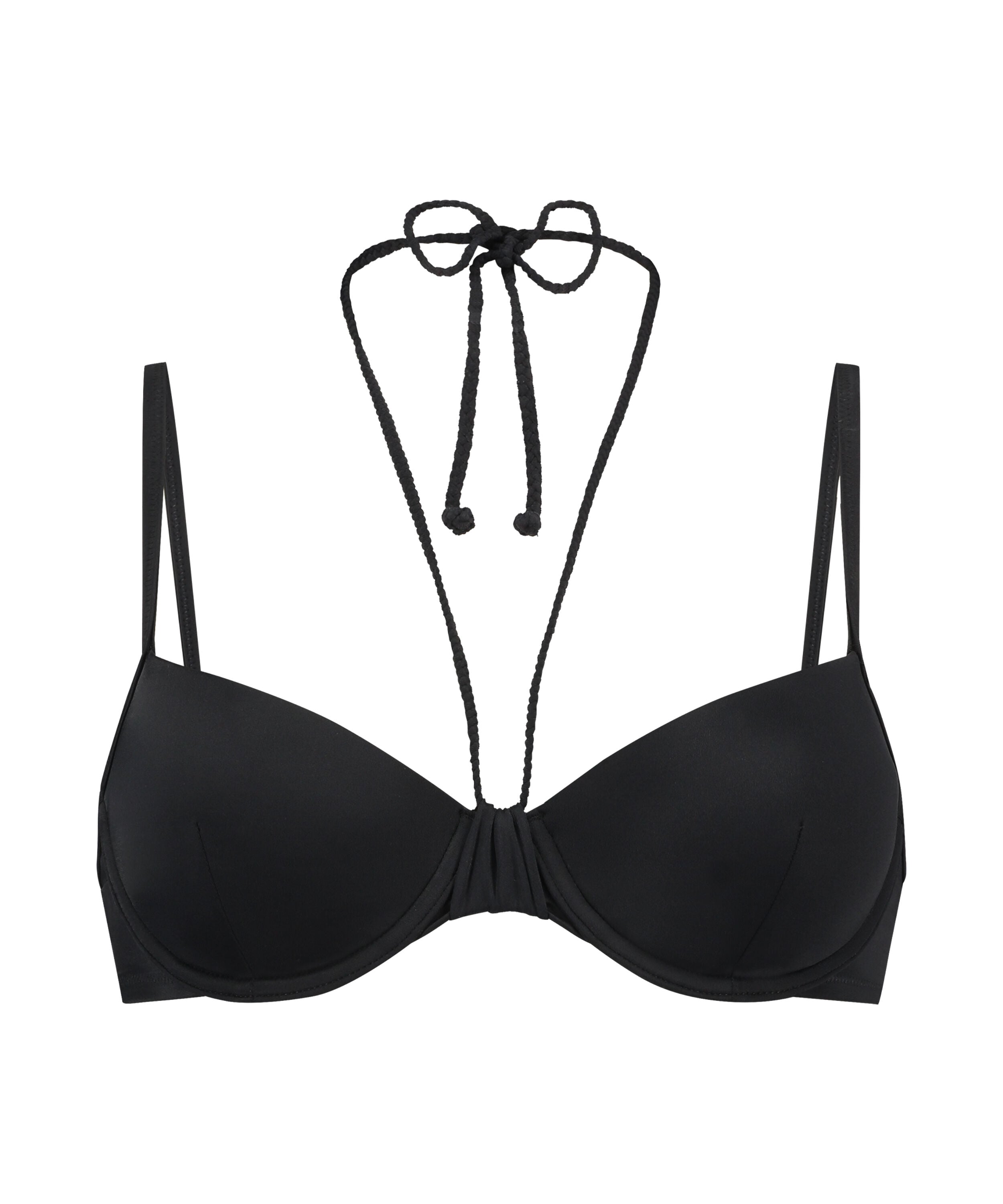 Voorgevormde beugel bikinitop Luxe, Zwart Voorgevormde beugel bikinitop Luxe, Zwart