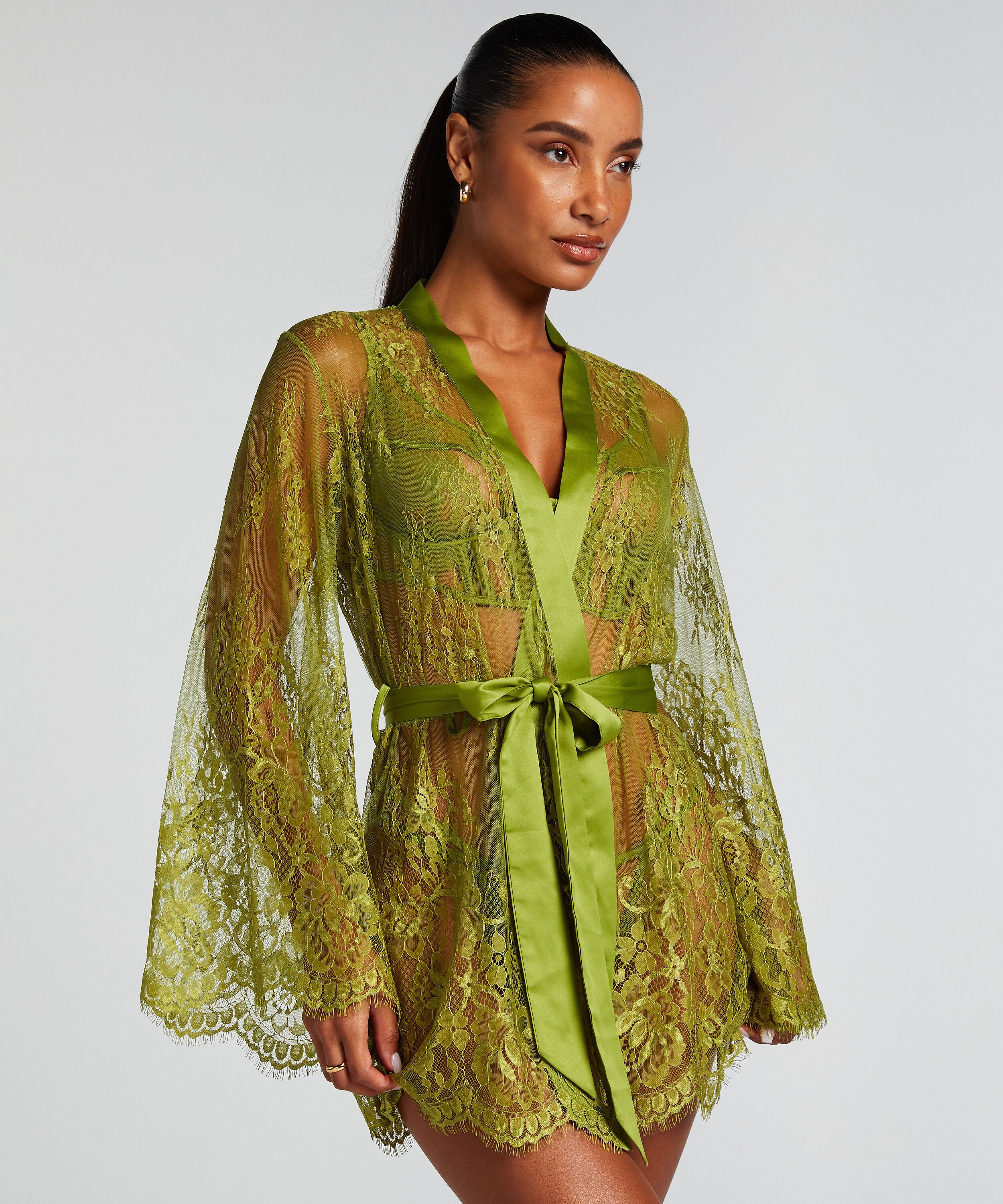 Kimono Lace Isabelle, Groen Kimono Lace Isabelle, Groen