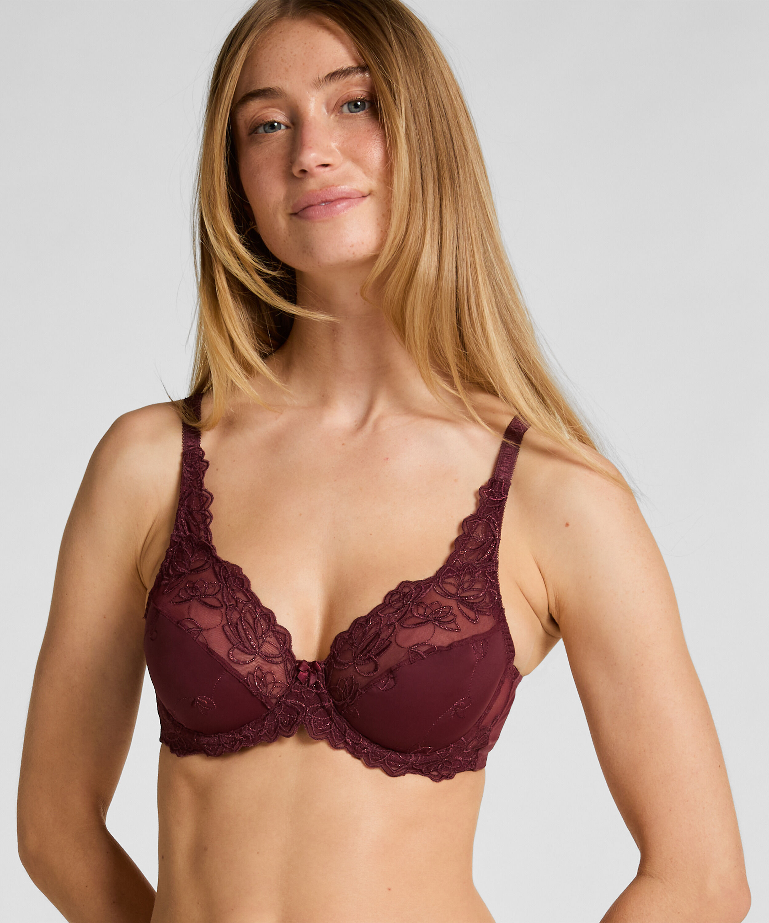 Niet-voorgevormde beugel bh Diva, Paars Niet-voorgevormde beugel bh Diva, Paars