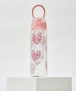 Patched infused water bottle, Roze