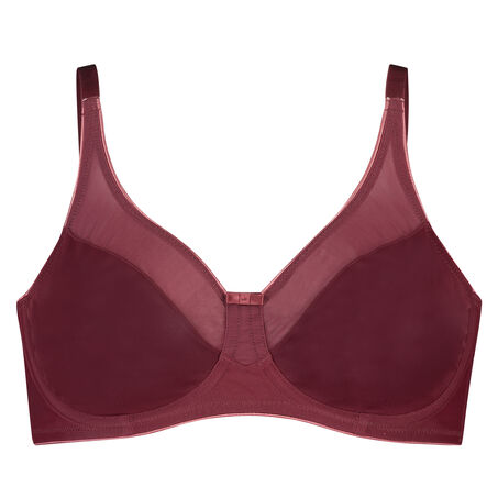 Niet-voorgevormde minimizer beugel bh Nina, Rood