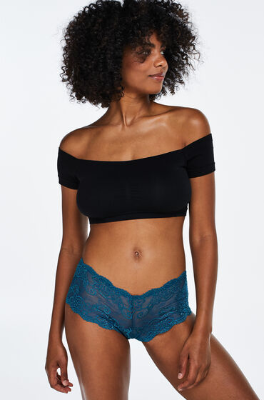 Hunkemoller Boxer Rosie Blauw hunkemoller kopen in de aanbieding