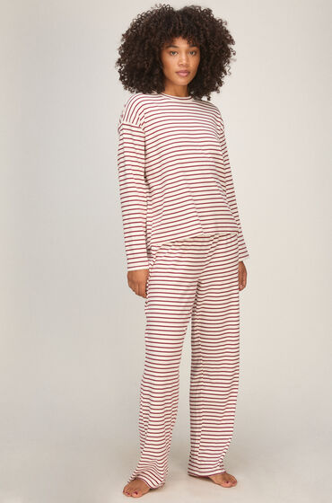 Hunkemöller Pyjamaset van katoenen jersey Rood