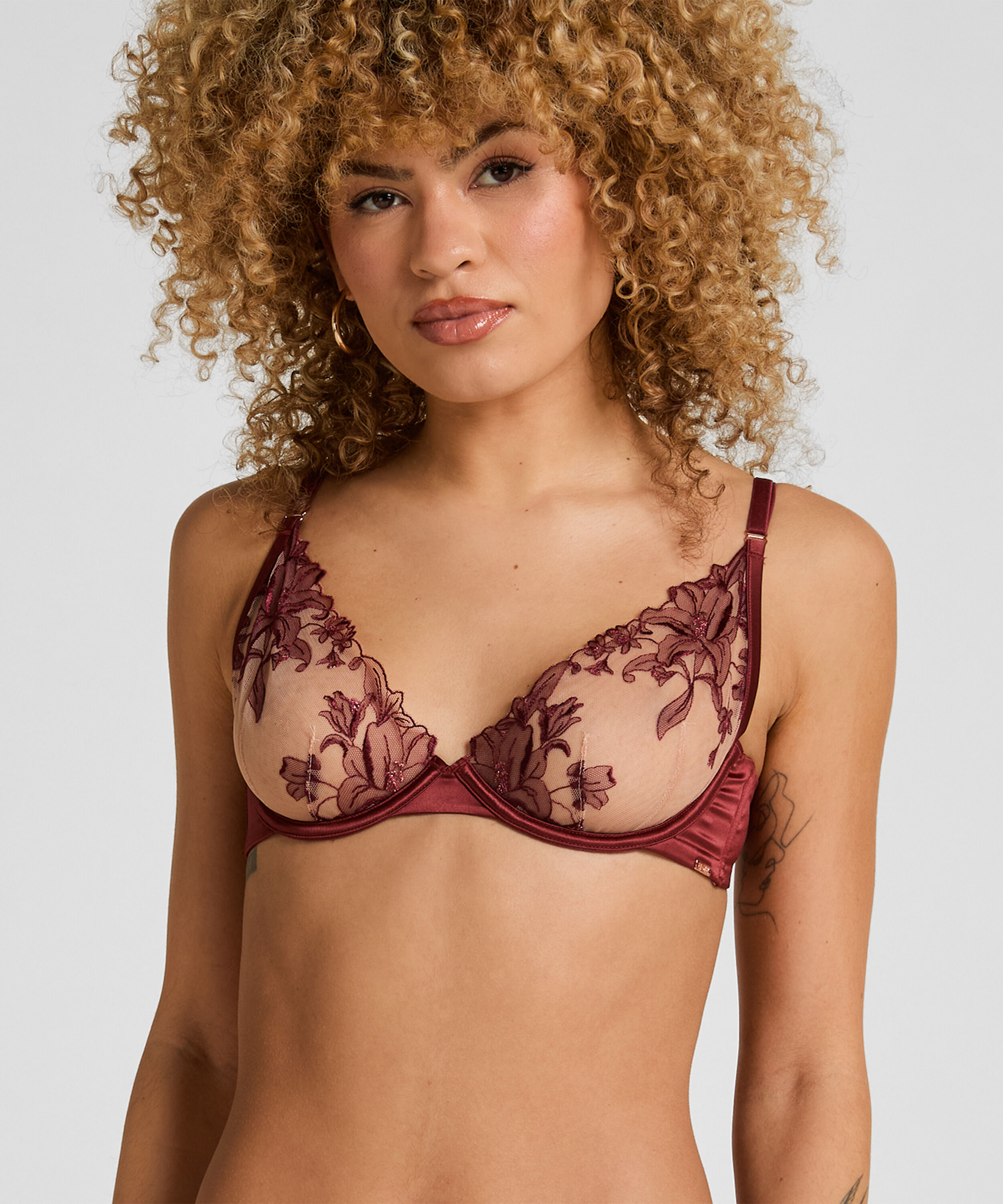 Niet-voorgevormde beugel bh Anouk, Rood Niet-voorgevormde beugel bh Anouk, Rood
