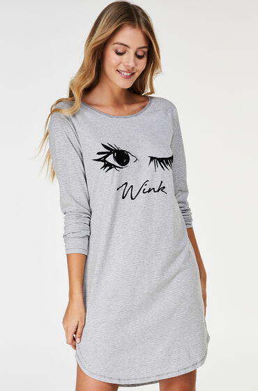 Hunkemoller Nachthemd Lange Mouwen Raglan Grijs hunkemoller kopen in de aanbieding Hunkemoller Nachthemd Lange Mouwen Raglan Grijs hunkemoller kopen in de aanbieding