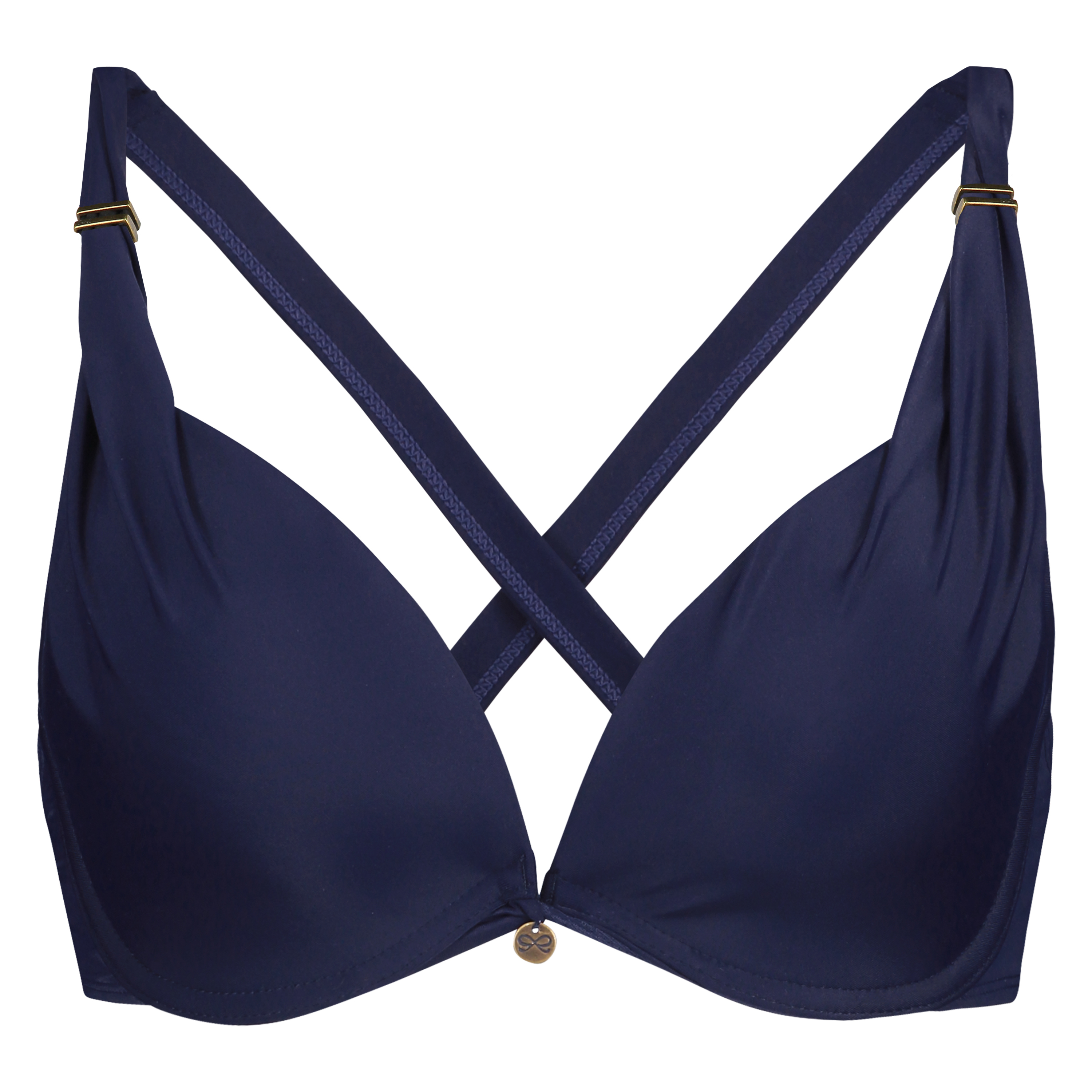 Voorgevormde beugel bikini top Sunset Dreams Cup E +, Blauw, main