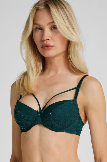 Hunkem&ouml;ller Voorgevormde beugel bh Isadora Groen