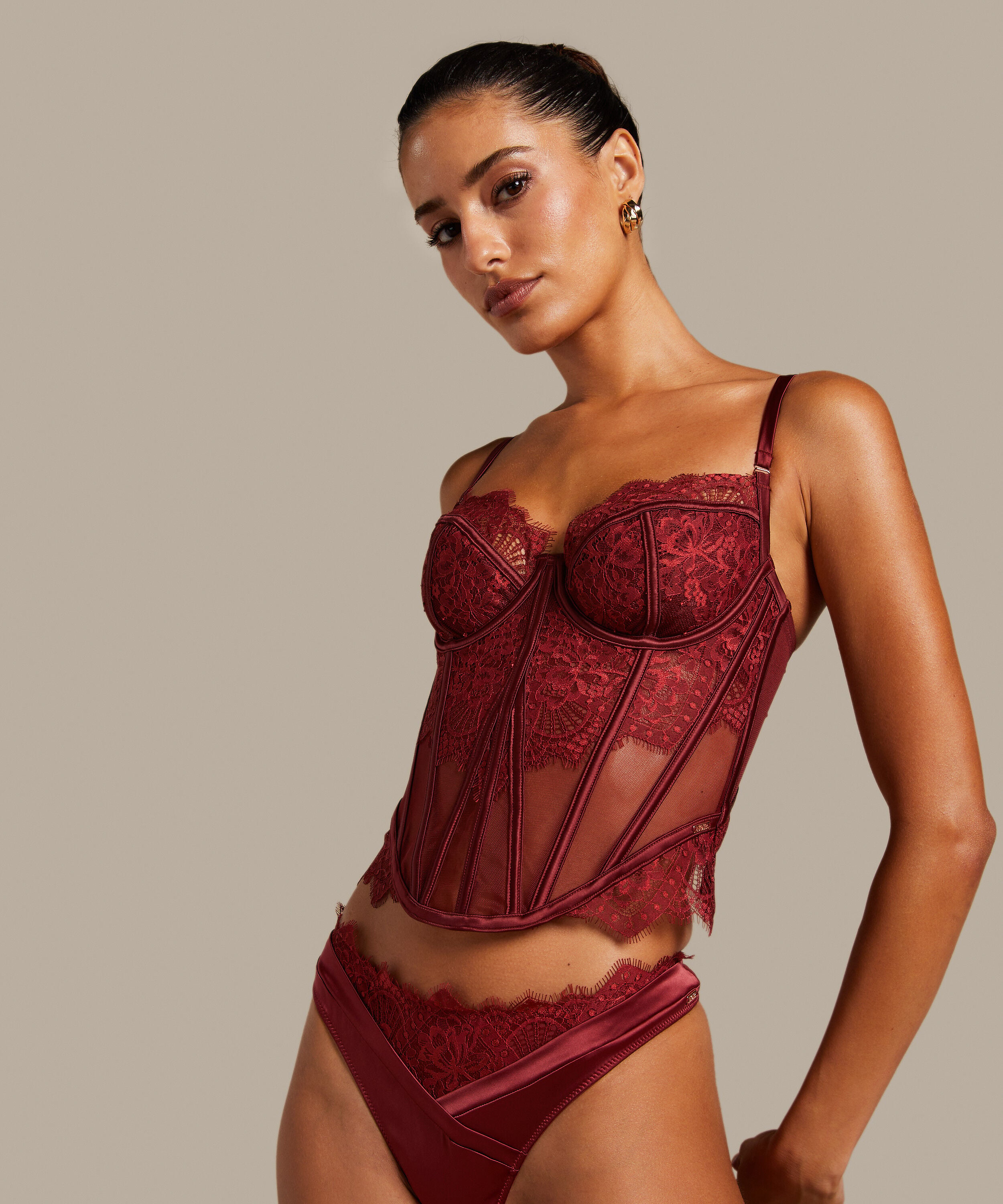 Bustier Zoe, Rood