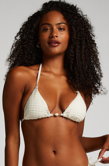 Hunkemöller Triangel bikinitop Maui Wit