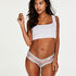 Brazilian V-shape Floral Mesh, Roze