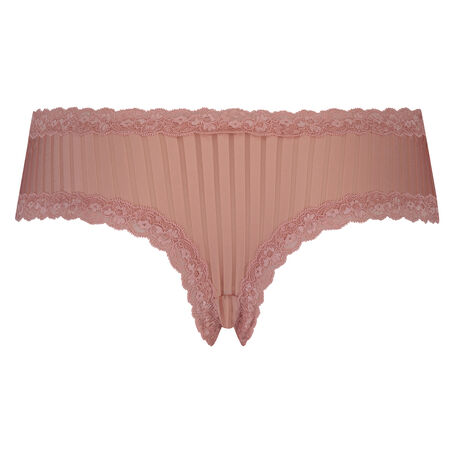 Brazilian V-shape mesh, Roze