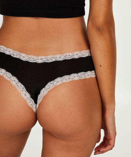 V-shape micro brazilian, Zwart