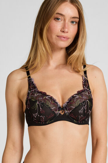 Hunkemöller Niet-voorgevormde beugel bh Lily Zwart