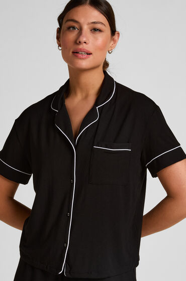 Hunkemöller Jacket Jersey Essential Zwart