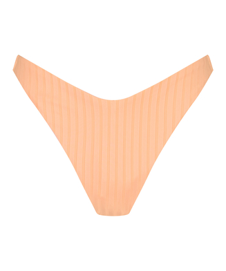Hoog uitgesneden bikinibroekje Gili Rib, Oranje