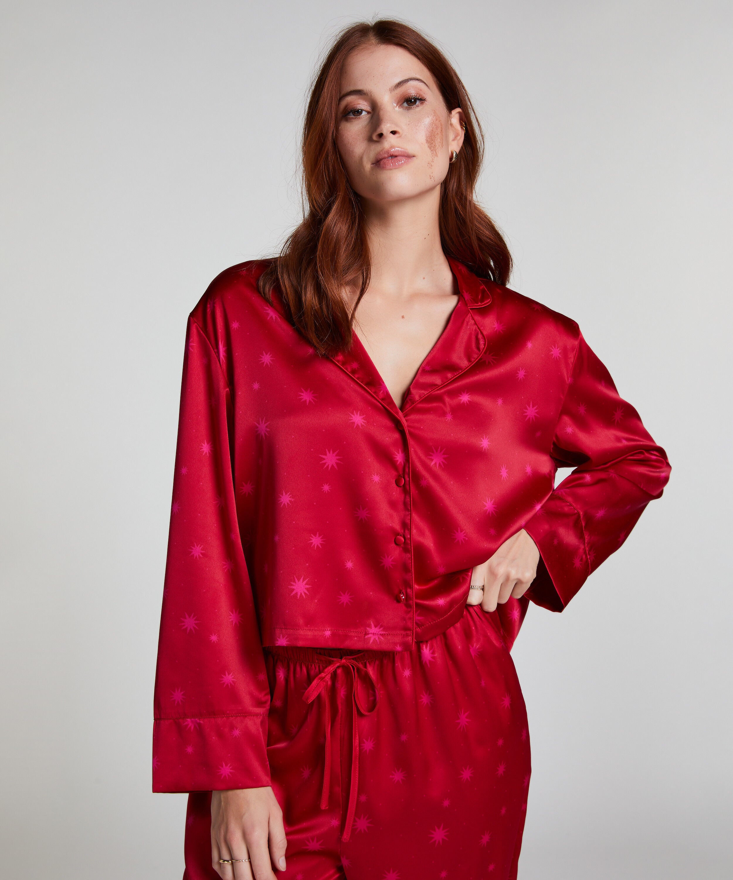 Jacket lange mouwen Satijn