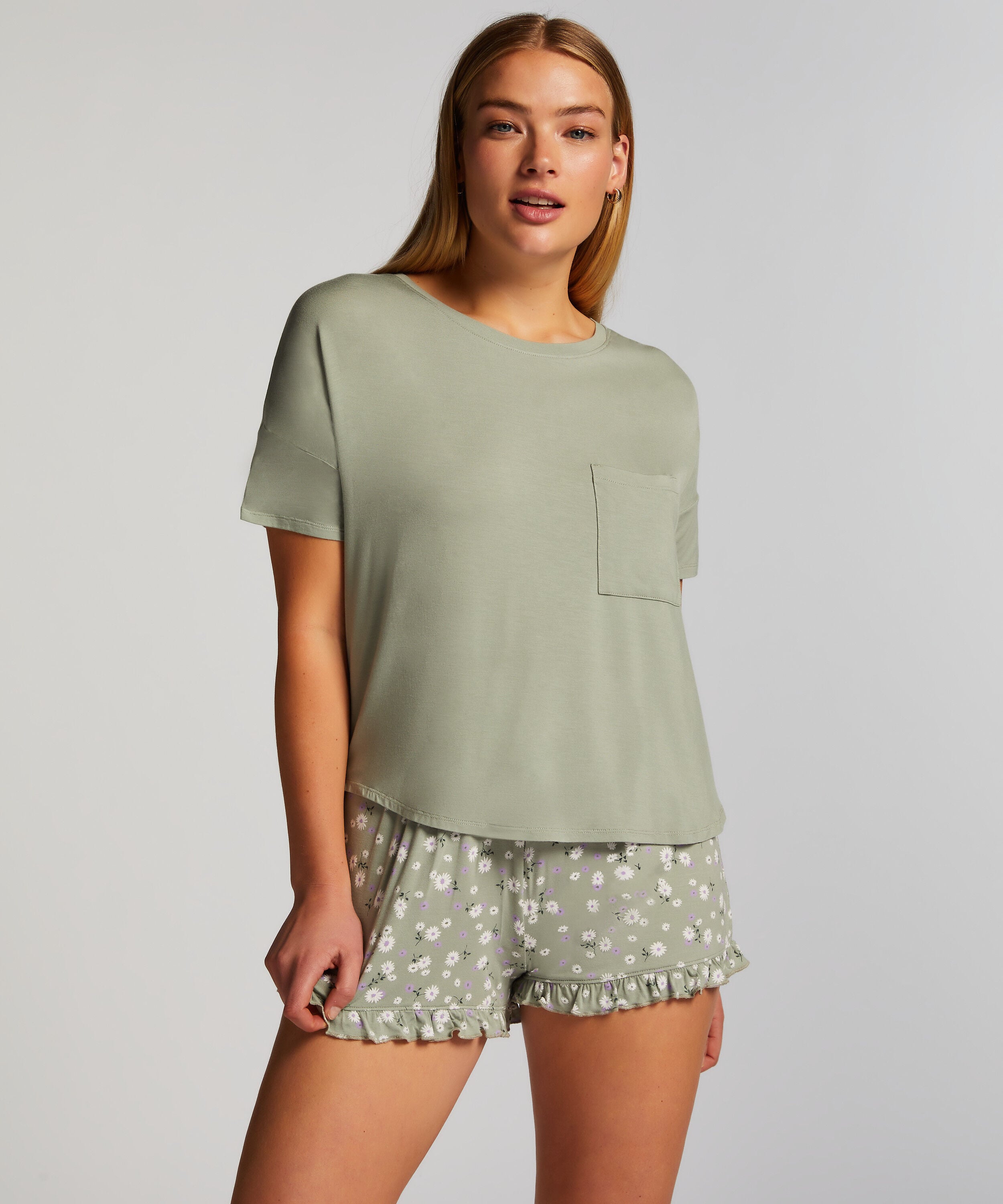Pyjama set, Groen