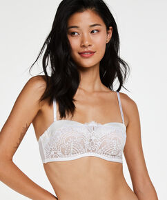 Voorgevormde strapless beugel bh Amarya, Wit