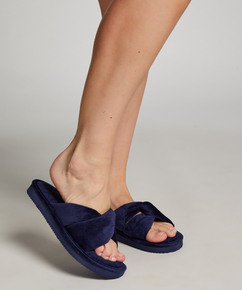 Slippers Twisted Kate, Blauw