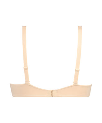 Niet voorgevormde beugel bh Satin Fleece, Huidskleur