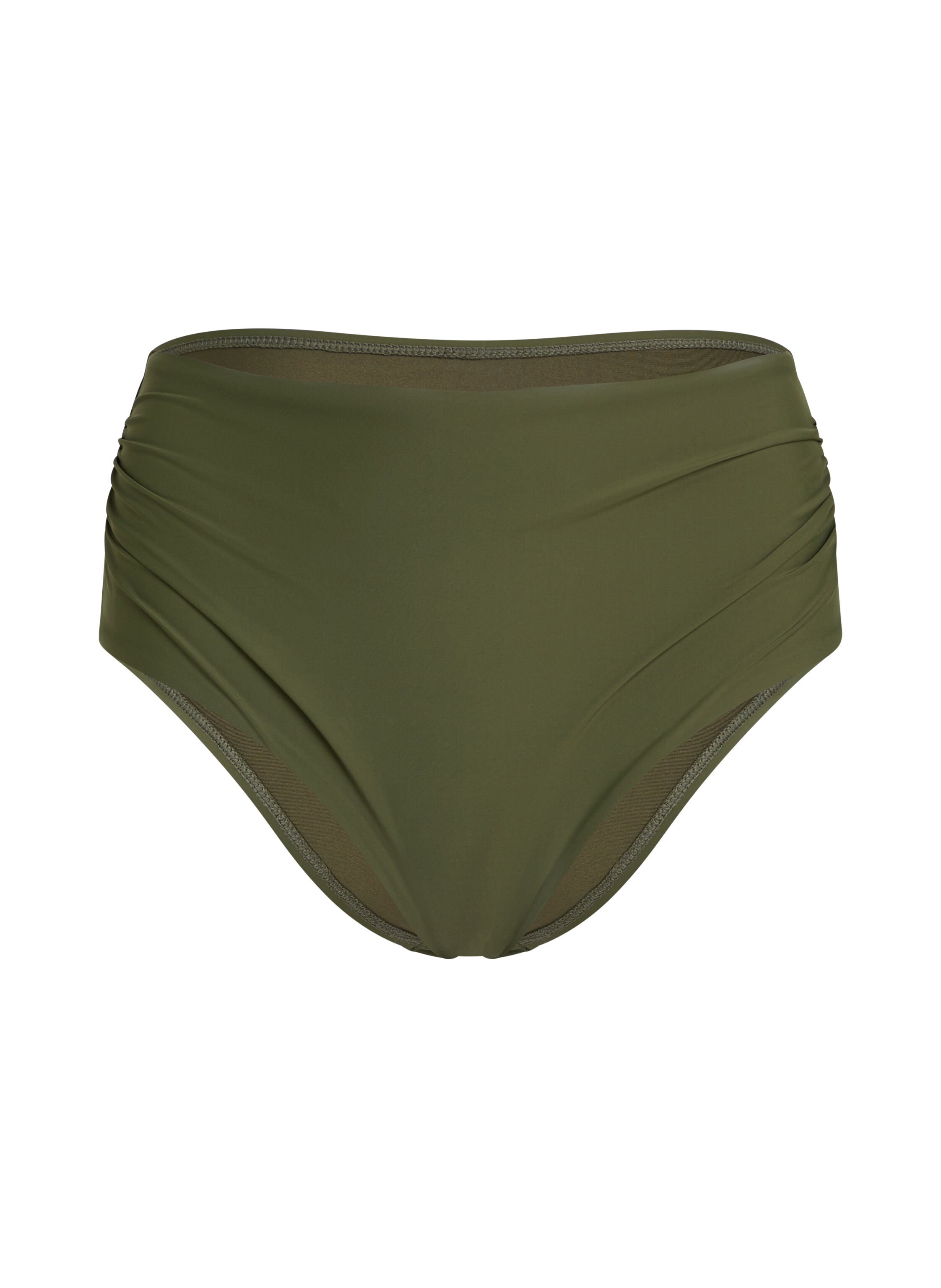 Hoog cheeky shaping bikinibroekje Luna, Groen
