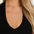 Naadloze halter body, Zwart