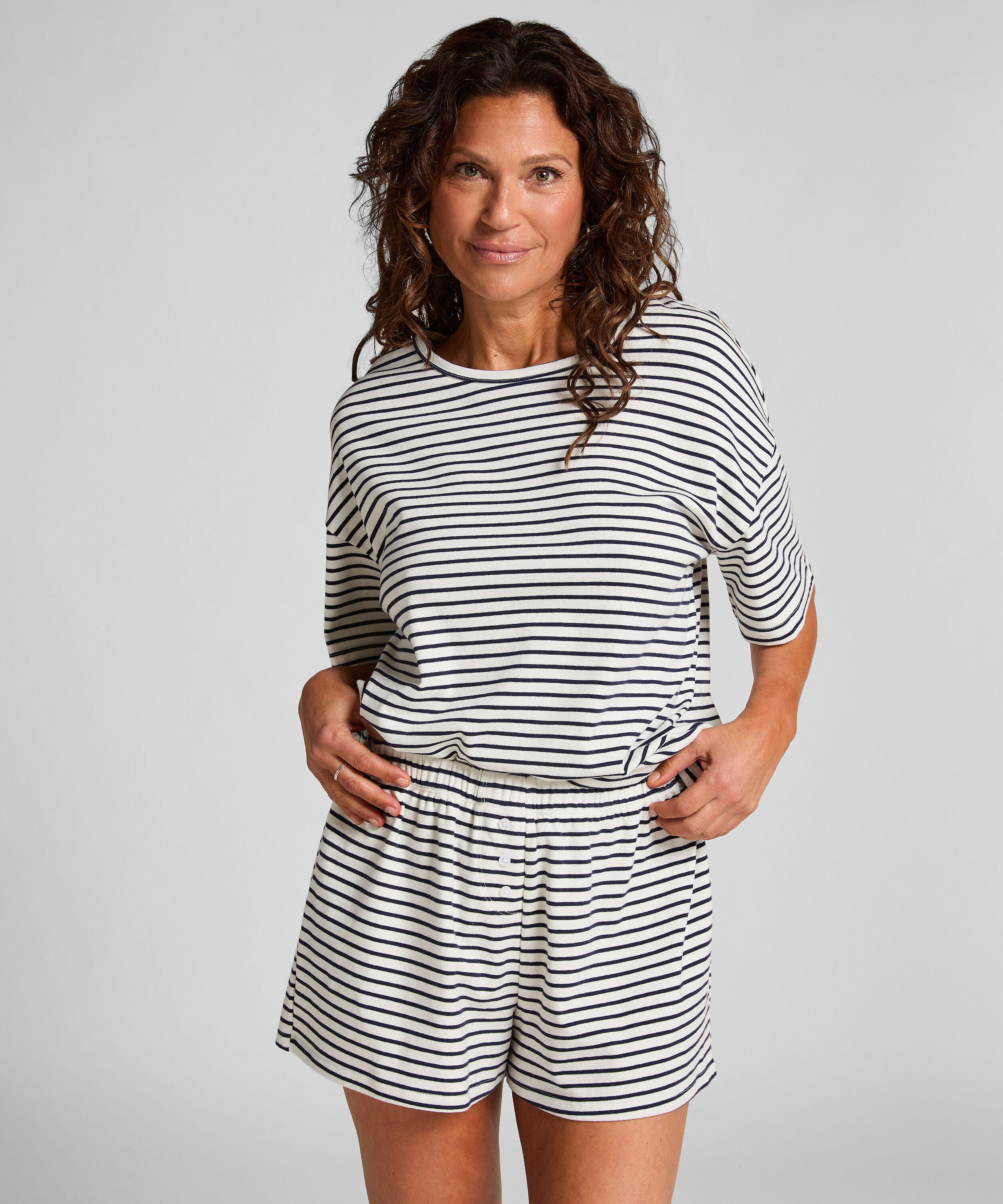 Pyjamaset Jersey, Blauw Pyjamaset Jersey, Blauw