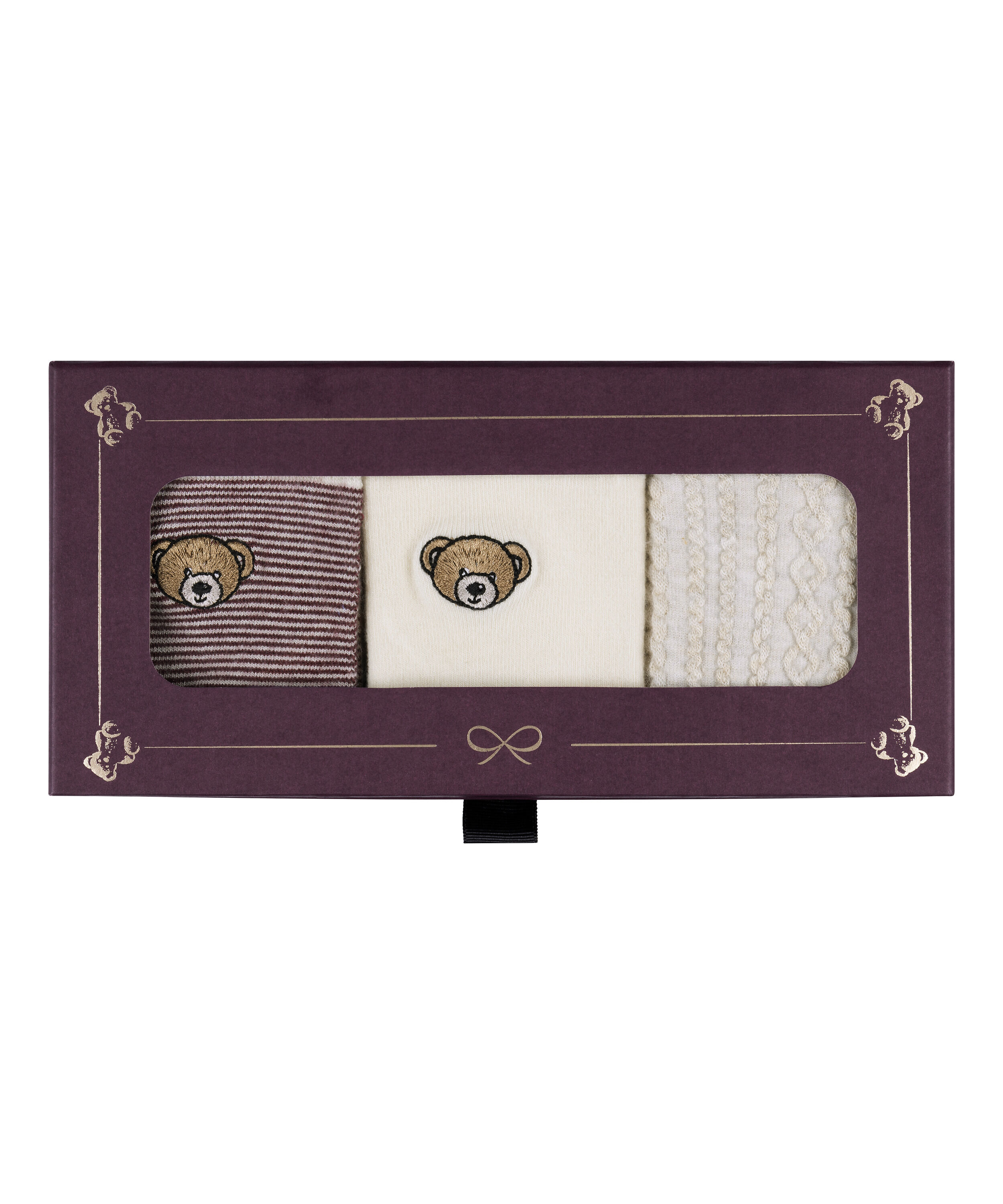 3 paar sokken Giftpack, Wit