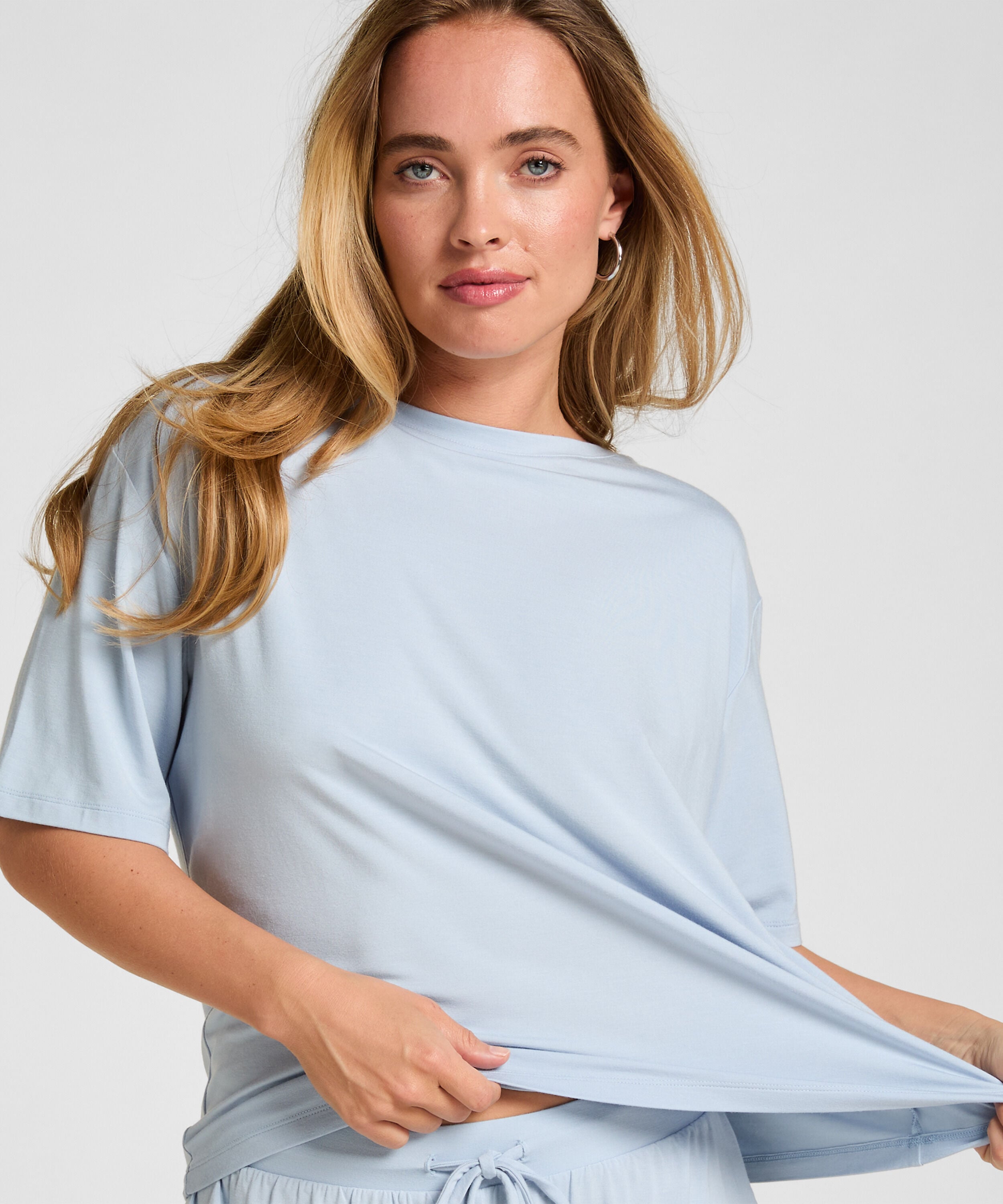 Pyjama Top Jersey Korte Mouw