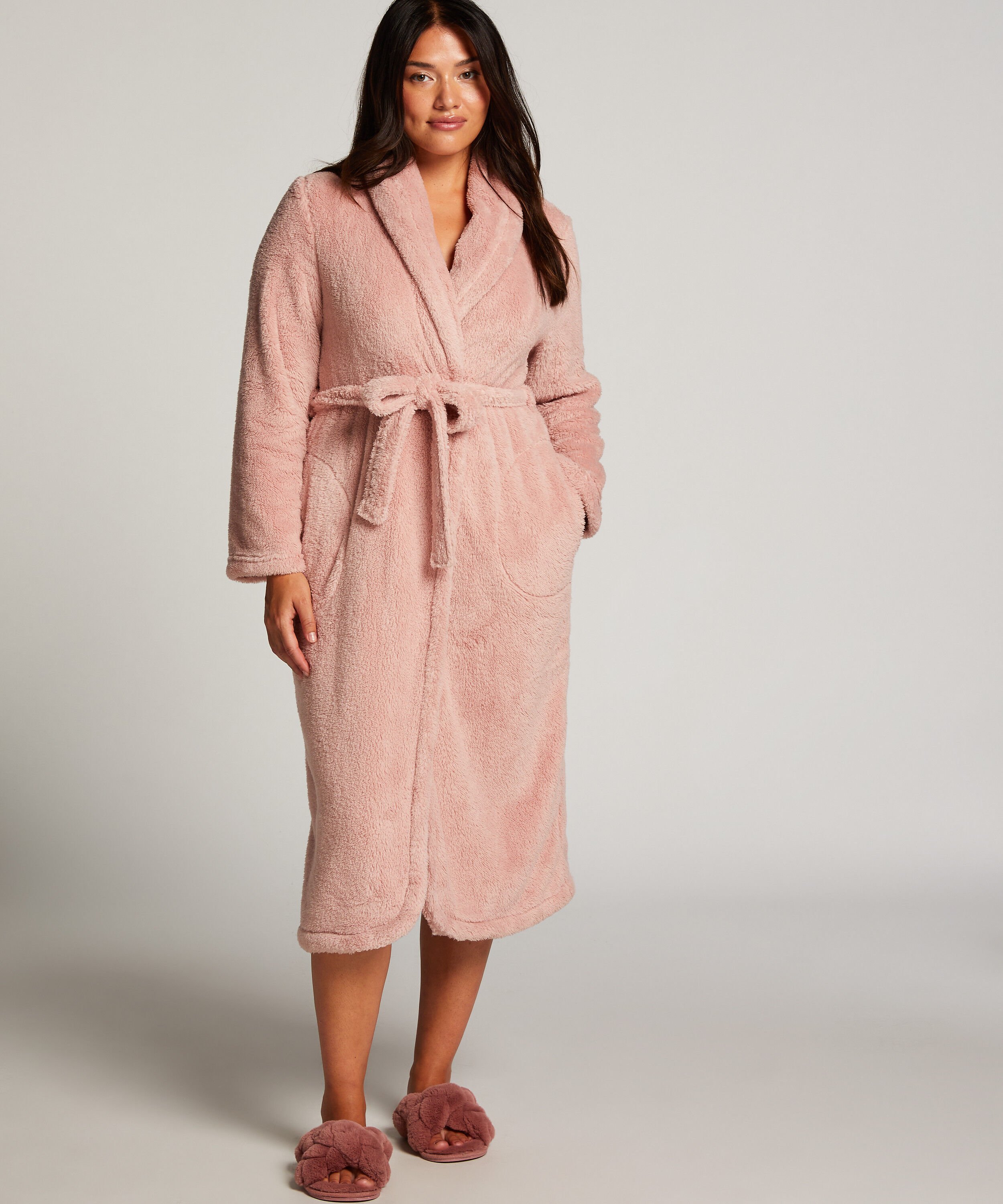 Badjas Fleece, Roze
