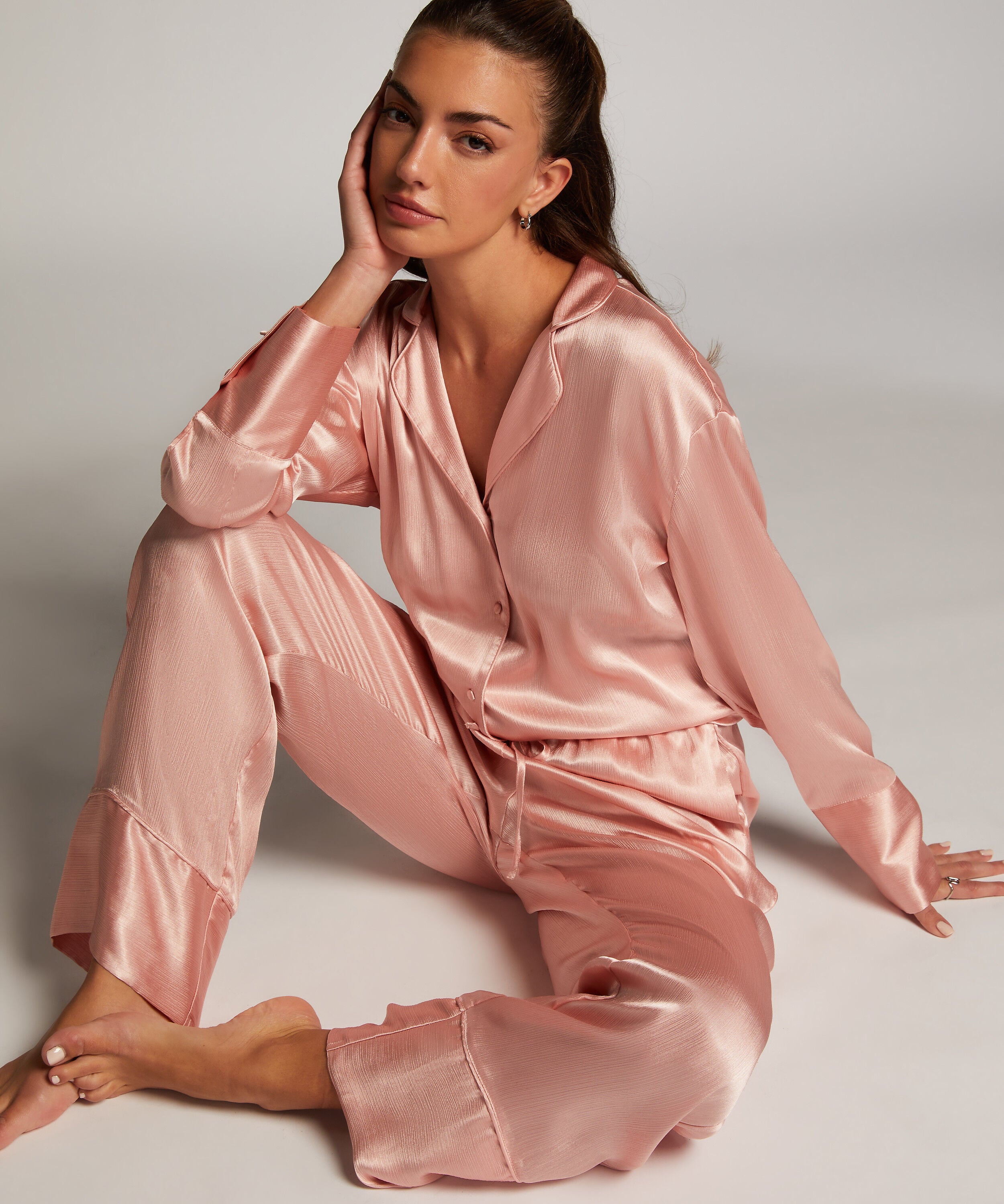 Broek Satijn, Roze