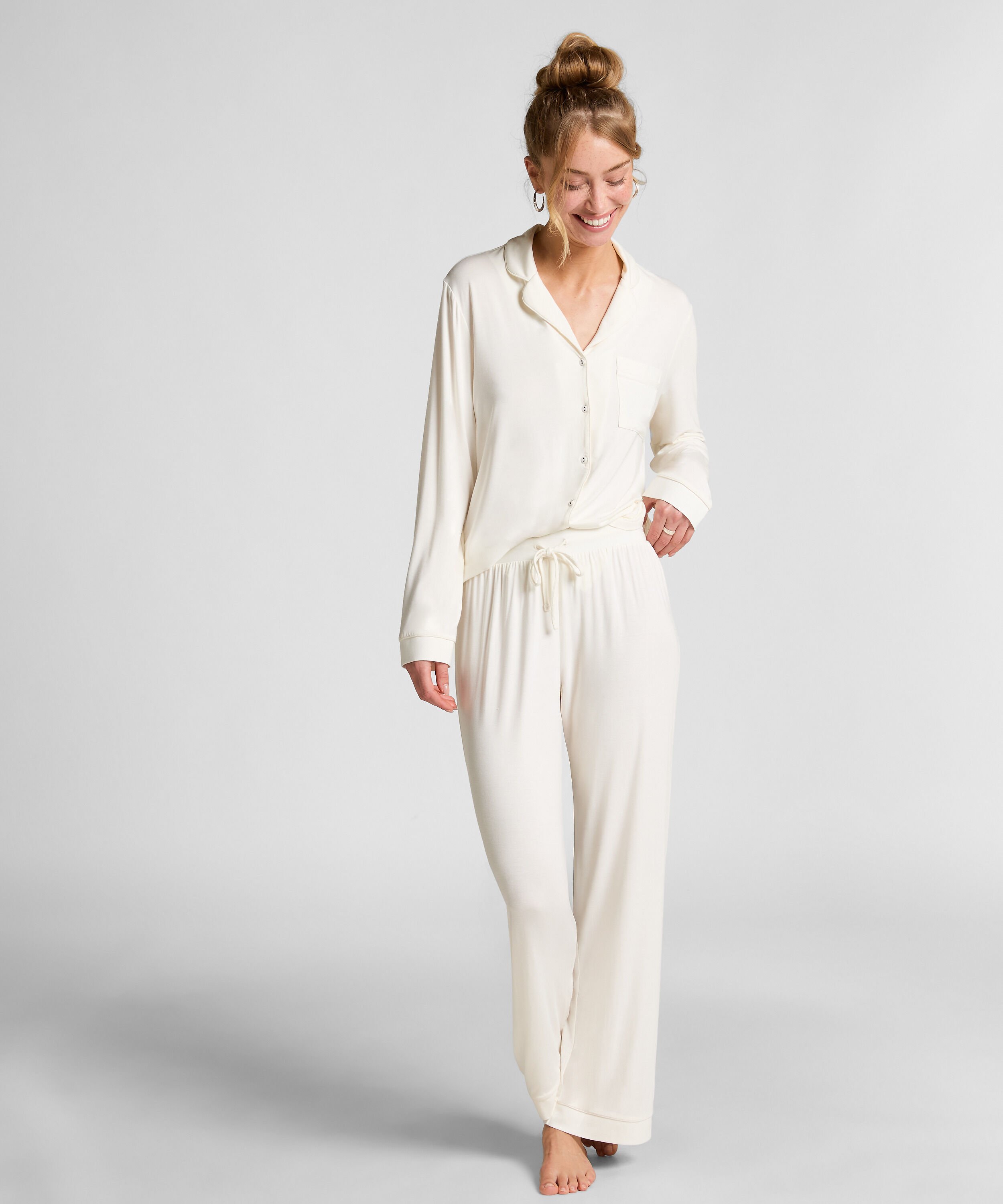 Broek Jersey Essential, Wit